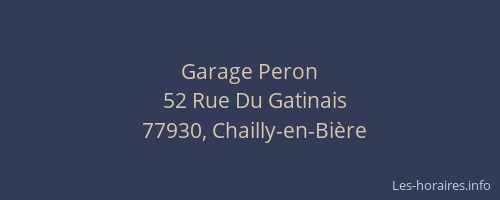 Garage Peron
