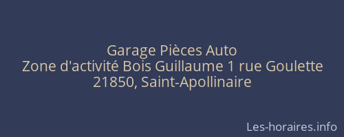 Garage Pièces Auto