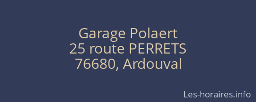 Garage Polaert