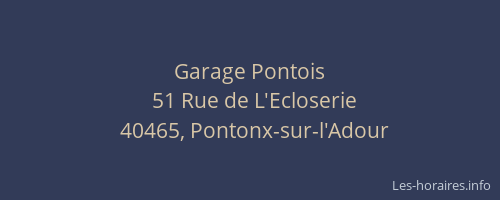 Garage Pontois