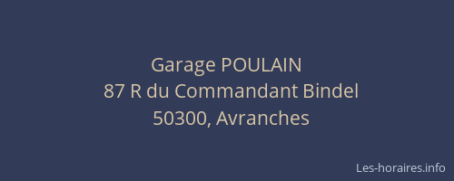 Garage POULAIN