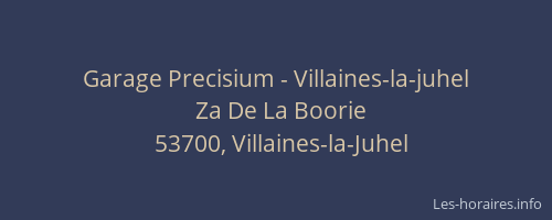 Garage Precisium - Villaines-la-juhel