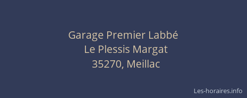 Garage Premier Labbé