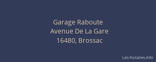 Garage Raboute
