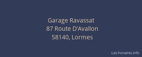 Garage Ravassat