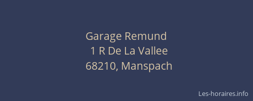 Garage Remund