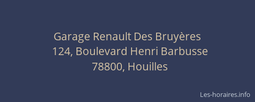 Garage Renault Des Bruy&egrave;res