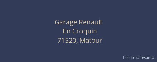 Garage Renault