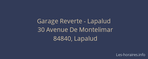 Garage Reverte - Lapalud