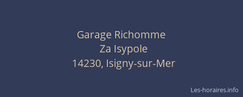 Garage Richomme