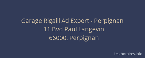 Garage Rigaill Ad Expert - Perpignan