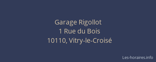 Garage Rigollot