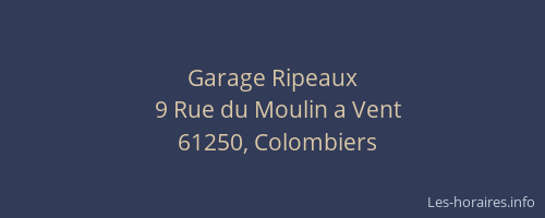 Garage Ripeaux