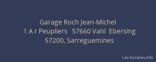 Garage Roch Jean-Michel