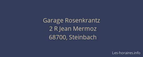 Garage Rosenkrantz