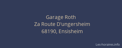 Garage Roth