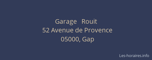 Garage   Rouit