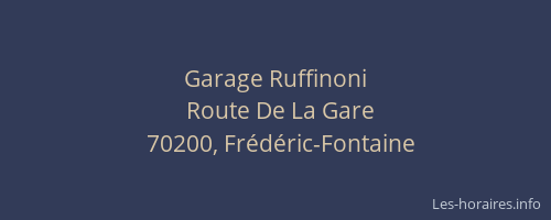 Garage Ruffinoni