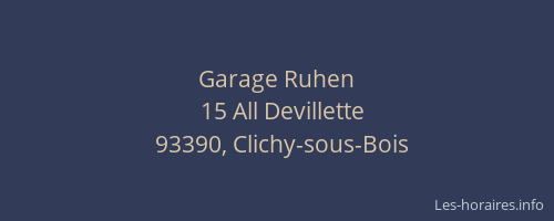 Garage Ruhen