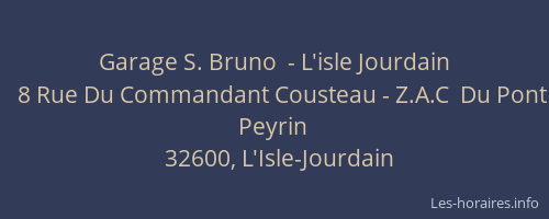 Garage S. Bruno  - L'isle Jourdain