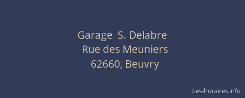 Garage  S. Delabre