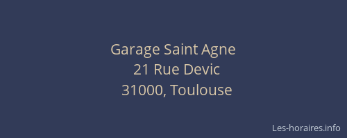 Garage Saint Agne