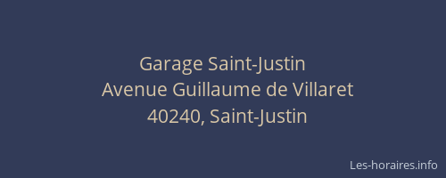 Garage Saint-Justin