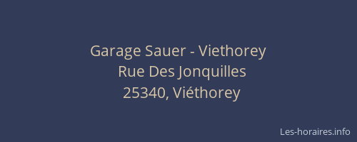 Garage Sauer - Viethorey