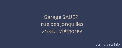 Garage SAUER