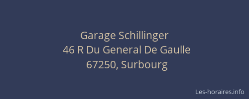Garage Schillinger