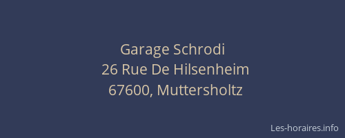 Garage Schrodi