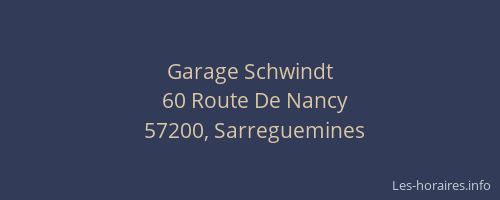Garage Schwindt