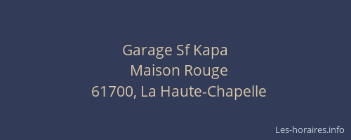 Garage Sf Kapa