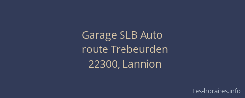Garage SLB Auto