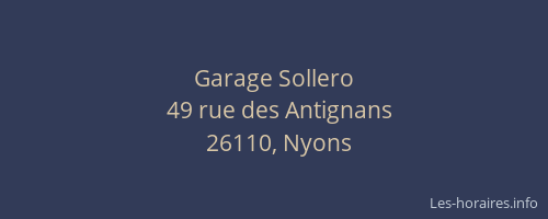 Garage Sollero