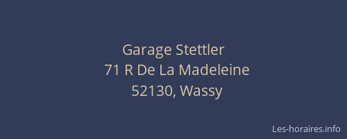 Garage Stettler