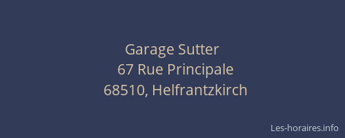 Garage Sutter