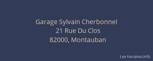Garage Sylvain Cherbonnel