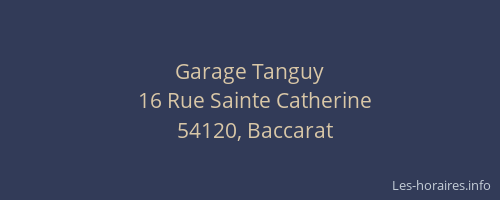 Garage Tanguy