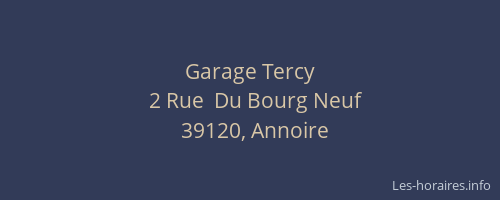 Garage Tercy