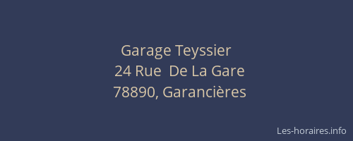 Garage Teyssier