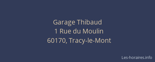 Garage Thibaud