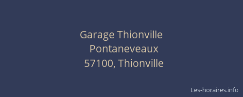 Garage Thionville