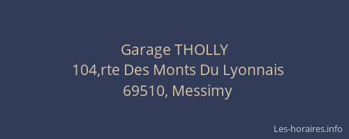 Garage THOLLY