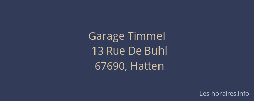 Garage Timmel