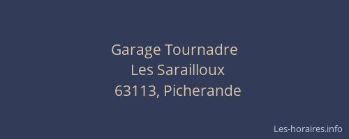 Garage Tournadre