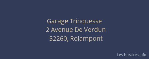 Garage Trinquesse