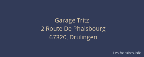 Garage Tritz