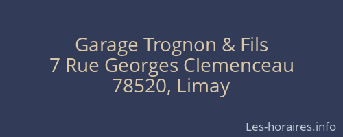 Garage Trognon & Fils
