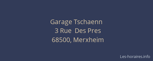 Garage Tschaenn